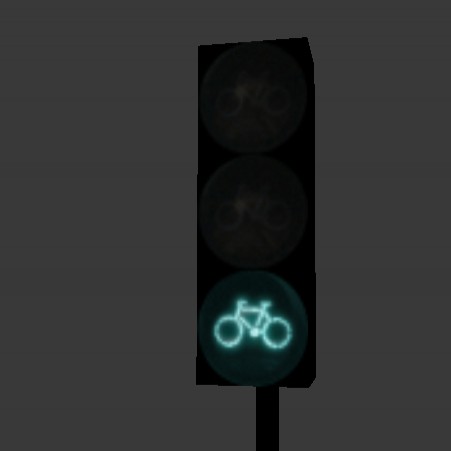 traffic light bike animated for BGE preview image 2
